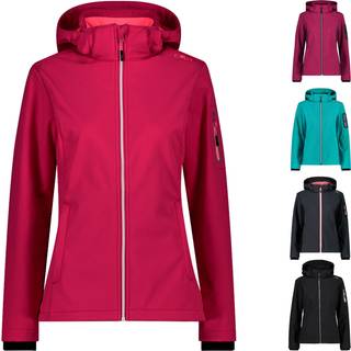 CMP Women's Softshell Jacket Zip Hood Softshelljakke Damer størrelse 46 farve sort