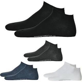 Hudson Herren Sneakersocken schwarz Baumwolle & Mix unifarben
