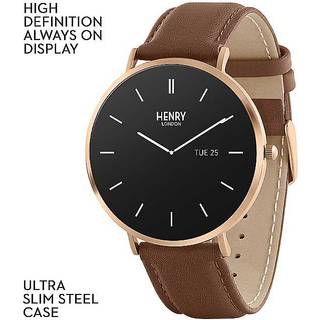 Henry London Smartwatch HLS65-0002 - Herre - 43 mm - Smartwatch - Quartz m. Oplader - Mineralglas