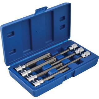 7-deles ekstra lange Torx-bits stikdåsesæt til 3/8-tommers drive – Bluespot Tools