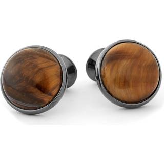 Grå Tigerøje Manchetknapper