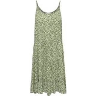 ONLY dame kjole ONLMAJ - Artichoke Green CLOUD DANCER DITSY - XS