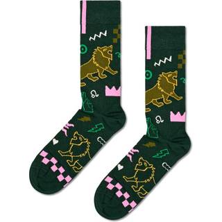Happy Socks Zodiac Signs Leo Sock - Green Pattern - Str 36/40