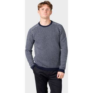 Klitmøller Collective - Rene knit  - Navy/cream - XL