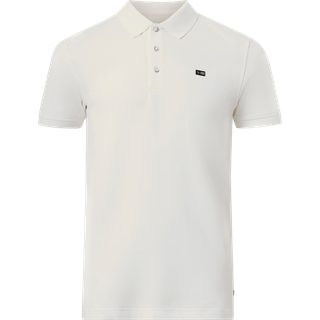 Polo shirt Sebago Performance Polo Pique, White, herre, X-Large