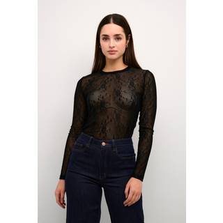 Kaffe KAnikka T-shirt - Sort - Str XS - Damer