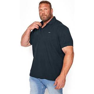 BadRhino Big & Tall BadRhino Big & Tall Blue 100% Cotton Essential Polo Shirt