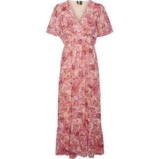 VERO MODA dame kjole VMVERA - Coral Cloud VERA - XS
