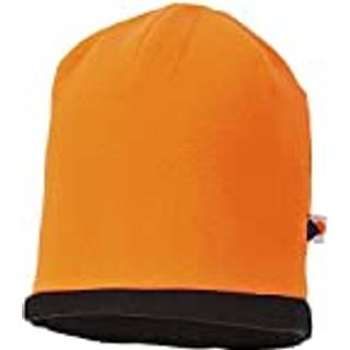 Vendbar Hi-Vis Fleece hue - Orange/Sort