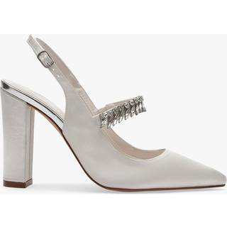 Rainbow Club Rainbow Club Cream Freya Bridal Sparkly Slingback Wedding Shoes - EU 38 (UK 5)