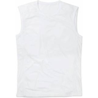 Stedman Active 140 Sleeveless - White - Large * Kampagne *