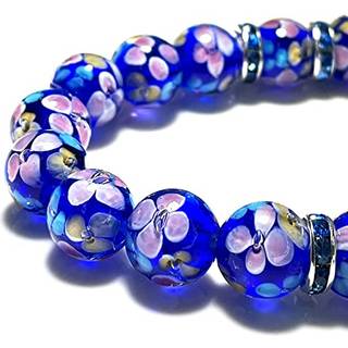 Kunstnerisk håndværk 20 stk 12 mm lampearbejde blomsterglasperler europæiske murano glasperler håndlavet løse krystalperler til smykker, der frem