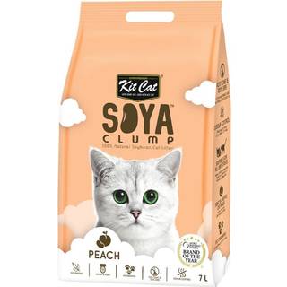 Soyaclump Eco Kattegrus - Fersken / 7 L