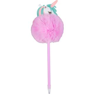 Equipage Unicorn Pom Pom Pen, Lilla