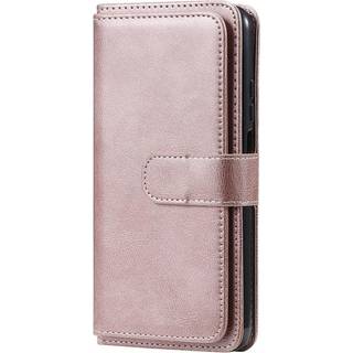 Xiaomi Poco M3 Læder Flip Cover m. Stor Kortholder - Rose Gold