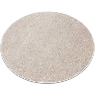 TÆPPER hjul SANTA FE beige 33 glat, forenet, enfarvet cirkel 100 cm