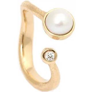 Per Borup - Ophelia ring med perle og brillant - 1129RX