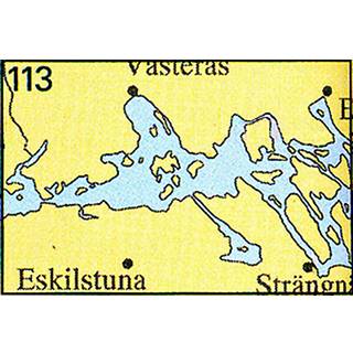 Nautical chart No 113 Lake Mälaren West