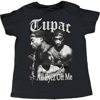 Tupac - Tupac Ladies T-Shirt: All Eyez B&W (Black) (8)
