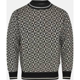 Pullover "strik" | 100% uld | Blå