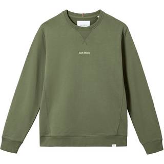 Les Deux Lens slim sweatshirt - Olivengrøn - Str. S - Modish.dk