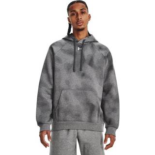 Sweatshirt med hætte Under Armour Rival Fleece Printed Hoodie 1379759-025 Størrelse XXL