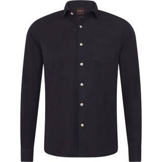 Oscar Jacobson - Regular Fit Twillskjorte Wide Spread Krave - størrelse M - Herre