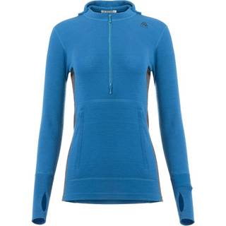 Aclima Women's WarmWool Hoodsweater with Zip Corsair/Marengo, Corsair / Marengo, XL