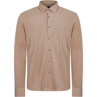 BOSS Black Herren Hemd braun meliert