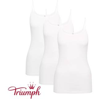 Triumph Katia Basics 01 Spaghetti Top - White - 46