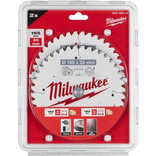 Milwaukee rundsavkinge W165x20 40t+40 2p 4932492433