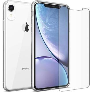 Saii 2-i-1 iPhone XR TPU Cover & Hærdet Glas