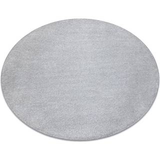 TÆPPER hjul INDUS sølv 91 glat, mélange cirkel 133 cm