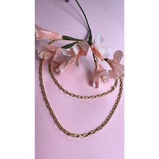 Mellow Moon - Link chain Necklace - Forgyldt