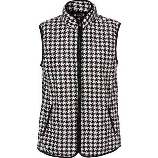 Trofe Houndstooth Vest - Black - Small