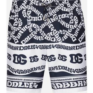 Dolce&Gabbana Printed swim trunks - blue - S