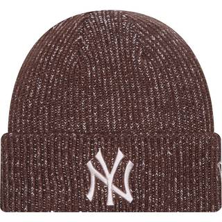 New York Yankees Womens Chunky Marl Brown Cuff Knit Beanie Hat newera adult female Brown newera adult female Brown newera adult female Brown newera ad - Osfm