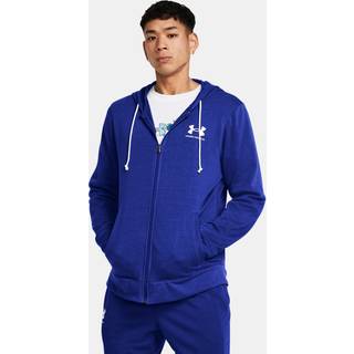 Sweatshirt med hætte Under Armour UA Rival Terry LC FZ-BLU 1370409-400 Størrelse L