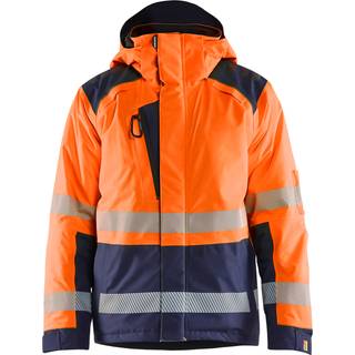 Blåkläder 4455 High Vis Vinterjakke / High Vis Vinterjakke - 3XL - High Vis Orange/Marineblå