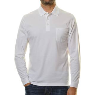 RAGMAN Herren Polo-Shirt weiß
