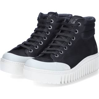 Arttil kvinder. 1153211TG003_001 Plateausko i læder 1532 Nobuck-W Sort-Creme/Brighton (36), 3-5 cm, Blonder, Casual