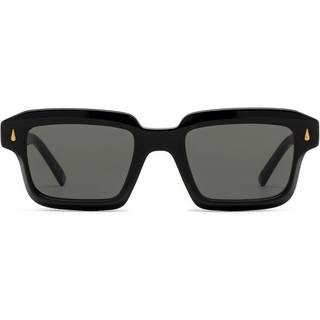 Retrosuperfuture Unisex YA3 Giardino Black Solbriller Acetat Sort Grå Firkantet Normal