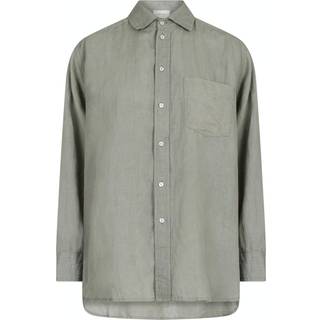 Dalma Linen Skjorte, Dusty Army, 34