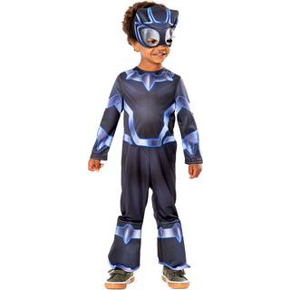 Black Panther Classic Kostume - 3-4 år - 104 cm - heldragt med maske