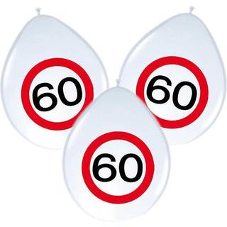 Luftballons Verkehrsschild 60