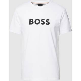 BOSS Beachwear Logo T Shirt White
