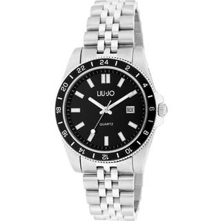 Herrer LIU JO TLJ1748 Sort Sølv Ur (Ø 40 mm)