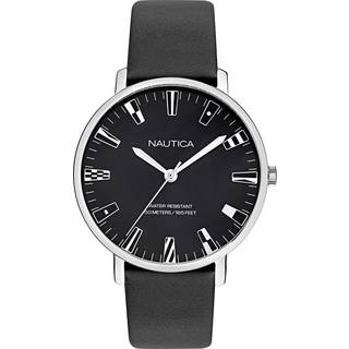 Nautica NAPCRF910 Sort/Læder Ø43 mm