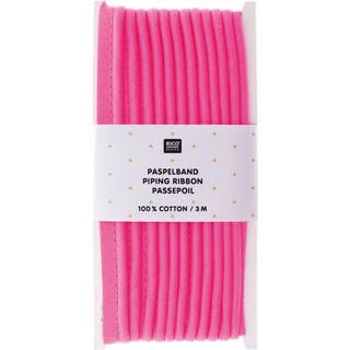 Paspelband 1cmx3m - Neonpink
