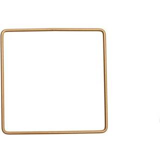 Metallring Quadrat gold